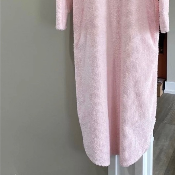 Stan Herman Pink Vintage Size MediumChenille Zippered Robe - Picture 12 of 16